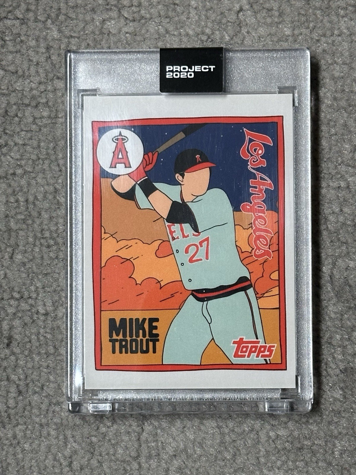 2020 Topps Project 2020 Mike Trout #63 Angels