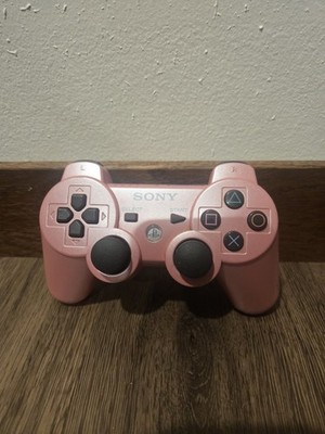 OEM Sony PS3 DualShock 3 Pink Controller Tested Working