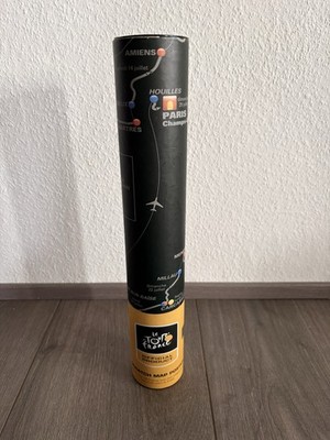 Tour de France Scratch Map Poster Official Product Sammler Radsport Frankreich