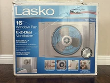 Lasko 16 in. Window Fan with EZ-Dial Ventilation