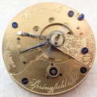 ANTIQUE 18s ILLINOIS COLUMBIA KEY WIND POCKET WATCH MOVEMENT