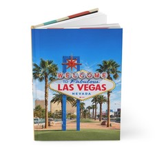 Welcome To Las Vegas Hardcover Journal Matte