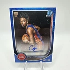 Chaz Lanier 2025 Bowman #BCA-CL Blue Geometric Refractor Chrome Auto RC /150