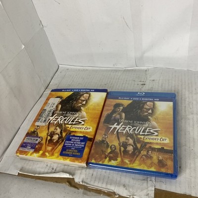 Blu-Ray Hercules (DVD, 2014, Extended Cut, w/Slipcover) Dwayne Johnson Sealed