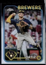 2024 Topps Chrome Update #USC156 Joey Ortiz Refractors