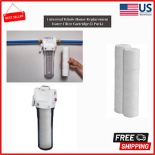 GE FXWSC Universal Whole House Replacement Water Filter Cartridge 2-Pack