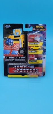 Jada Nano Hollywood Rides Transformers-Starscream, Bumblebee, and Optimus Prime
