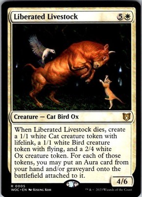 Magic | WOC | Liberated Livestock | 5 | NM