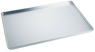 Alu Thekenblech 485x325x20 mm Ausstellblech Kuchenblech Backblech Aluminium