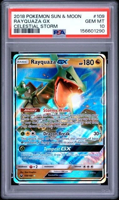 Rayquaza Pokémon TCG Professional Sports Authenticator (PSA) Ultra