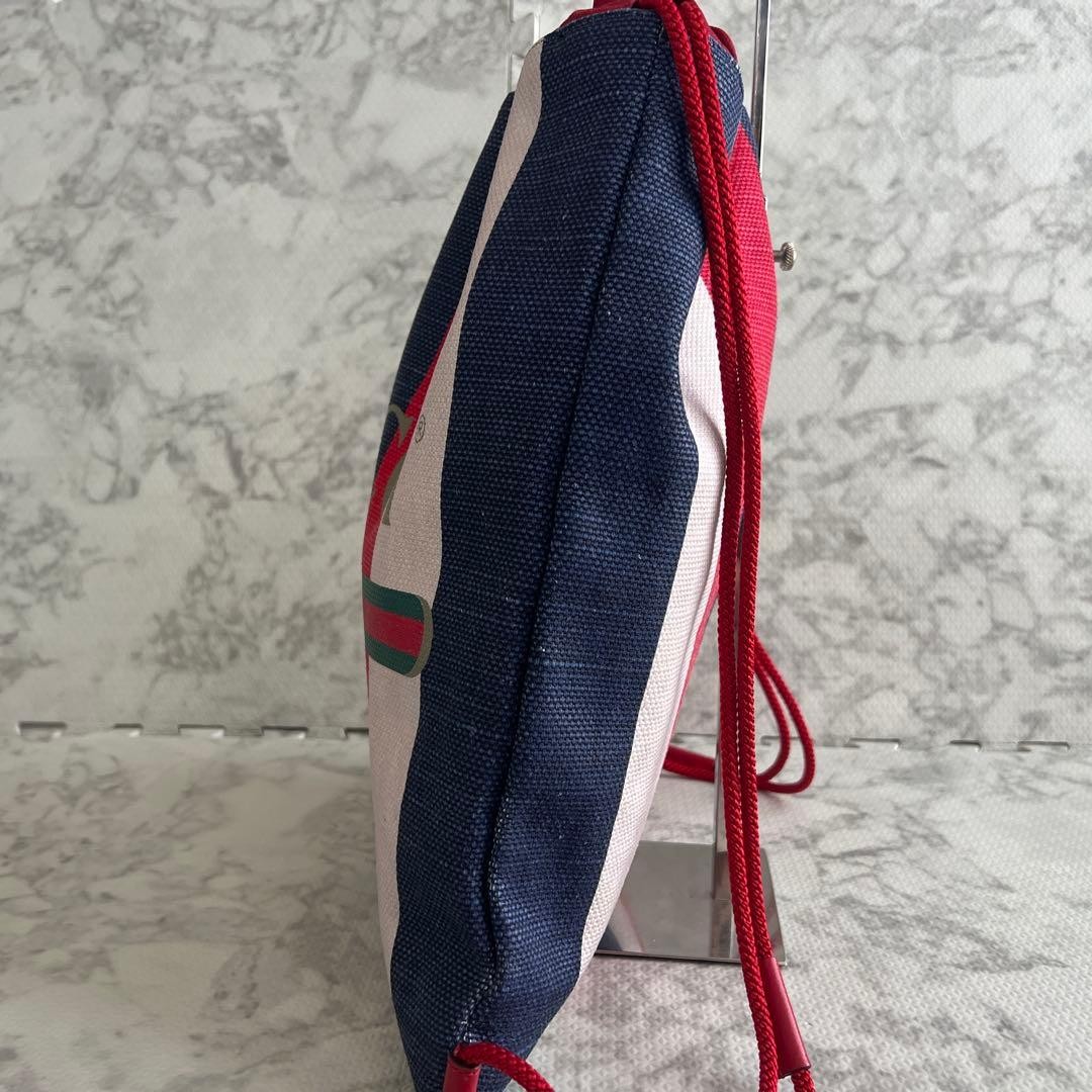 Excellent Condition ✨ Gucci Drawstring Logo Print… - image 5