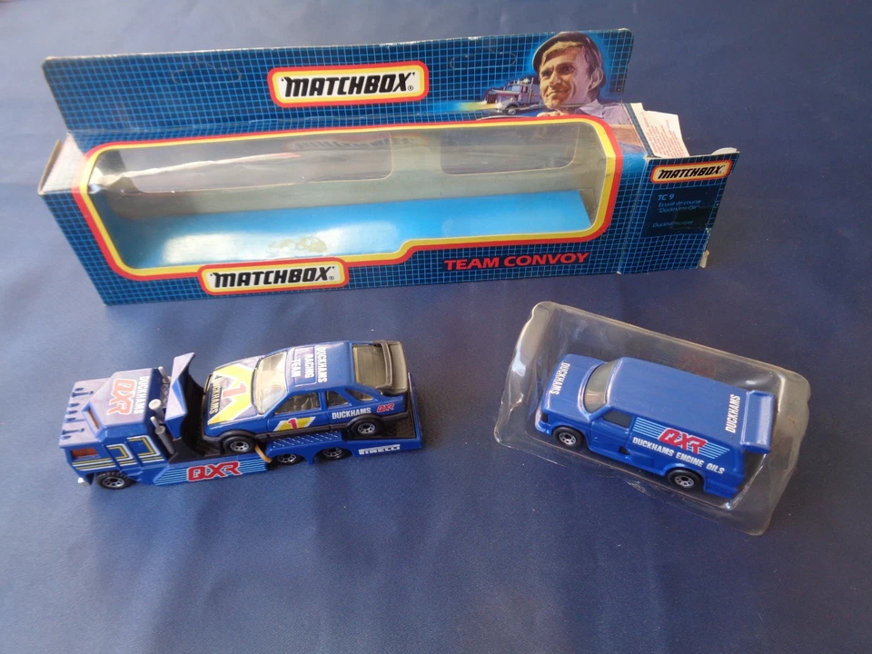 MATCHBOX TEAM CONVOY QXR DUCHAMS ENGINE OILS PIRELLI TC 9 - Immagine 3 di 4