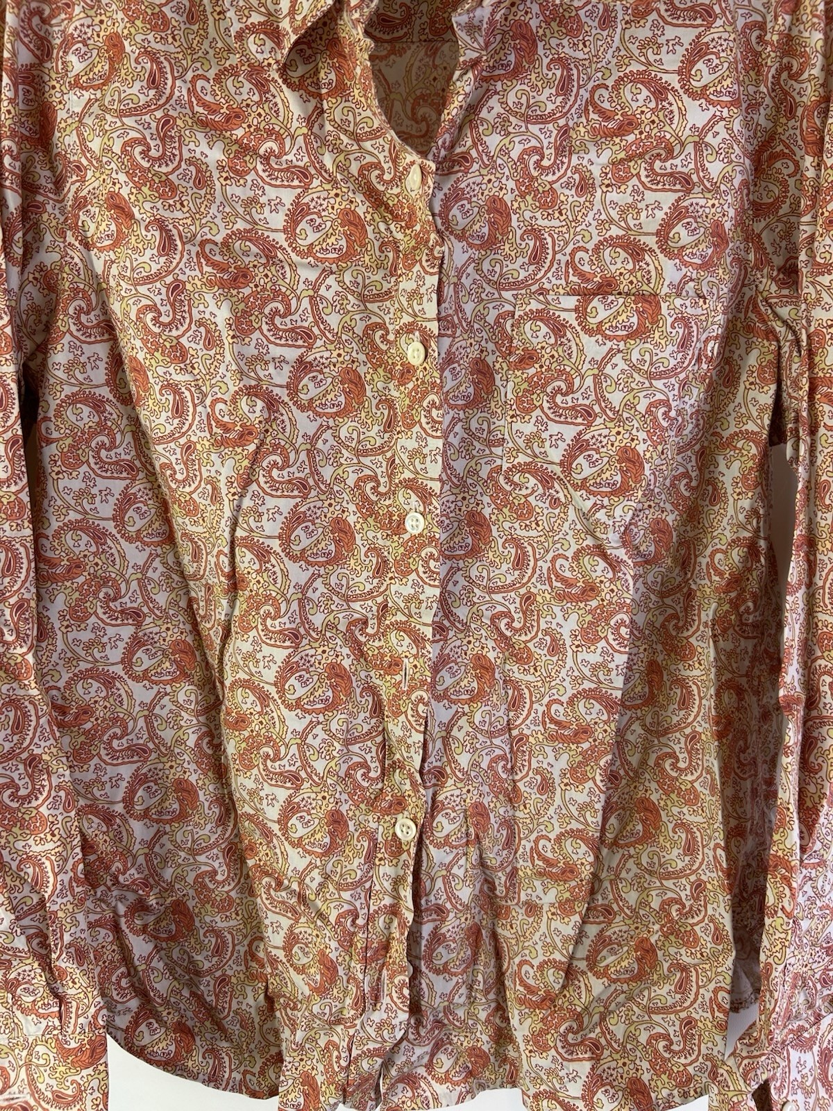 Pendleton Womens Large Petite Rainbow Paisley But… - image 3