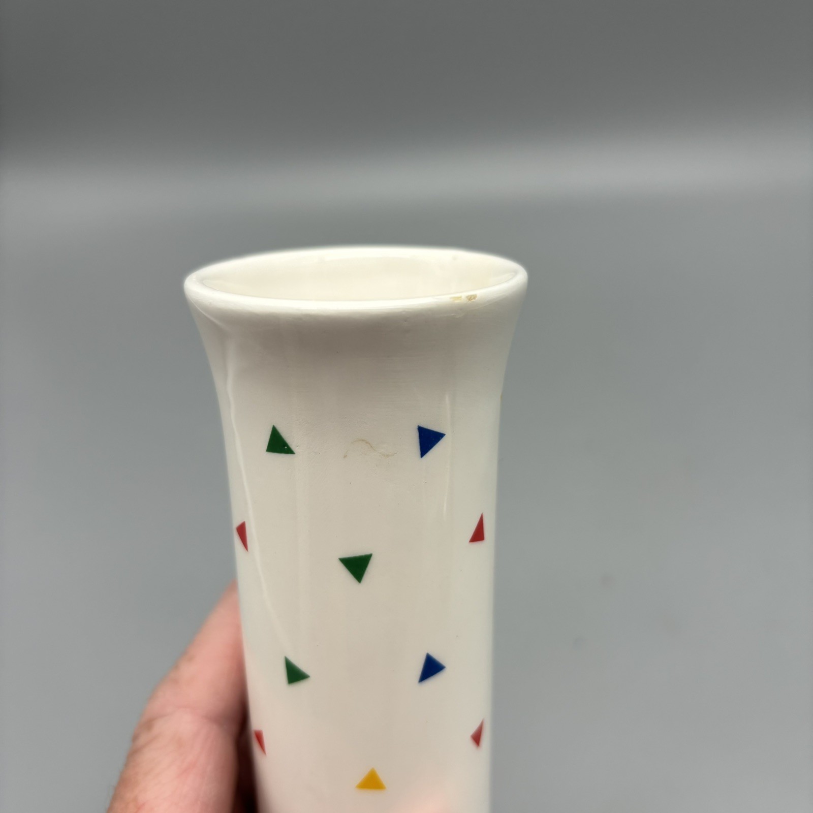 Vintage 1987 FTD Bud Vase Rainbow Colors Pride