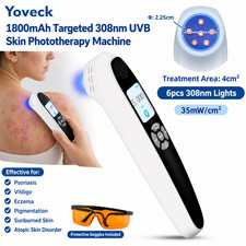 308nm Narrowband UVB Phototherapy Device with Goggles for Skin Diseases 6 Diodes