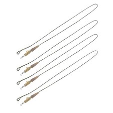 5pcs High-Quality Fishing Tackle Carp Leaders Easy Operation For Carp Fishing