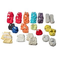 Newborn Cloth Diapers BumGenius Littles Lil' Joeys by Kanga Care GIRLS Lot of 30