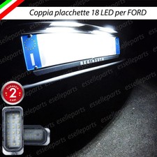 PLACCHETTE A LED LUCI TARGA 18 LED SPECIFICHE FORD FOCUS MK2 6000K dal 2009 +