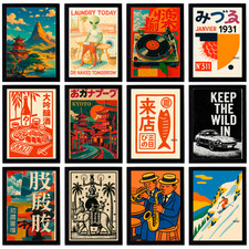 World Culture Poster A3 A4 A5 Artistic Wall Art Print with Global Traditions