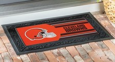Cleveland Browns Sassafras Switch Or Desk Mat 22x10 Rubber Backing NEW NFL