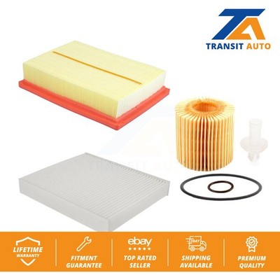 Air Cabin Engine Cartridge Oil Filters (3 Total) Kit For Lexus RX450h RX450hL