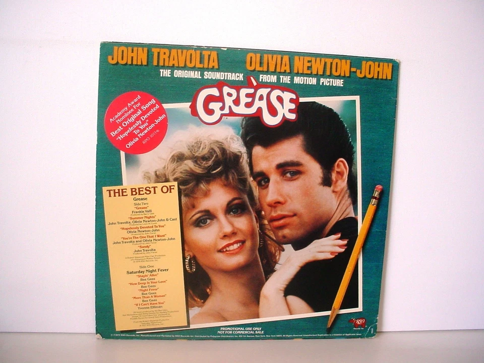 THE BEST OF SATURDAY NIGHT FEVER & GREASE PROMO LP 1978 (RSO RPO 1011) Bee Gees - Image 2 of 4