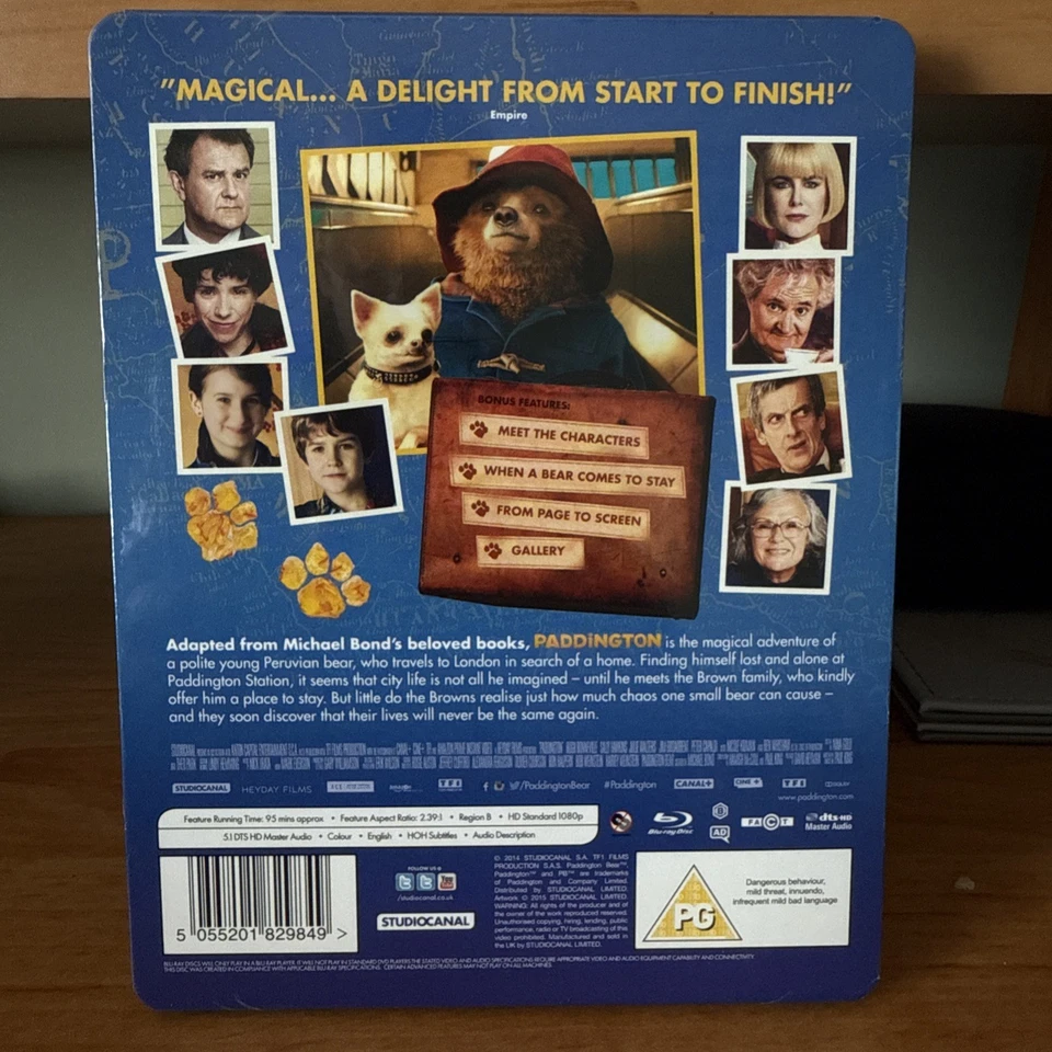 Paddington Limited Edition Blu-ray (UK) Steelbook *New & Sealed* - Image 2 of 2