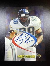 1998 Collector's Edge Odyssey Prodigies AUT O ROOKIE Fred Taylor