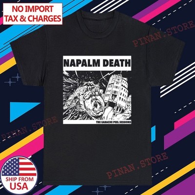 Napalm Death The Earache Peel Sessions Men's Black Size S-5XL