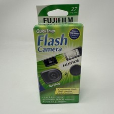 Fujifilm 27 Exp QuickSnap Flash 400 Camera NEW NIB Exp 06/2009 NOS
