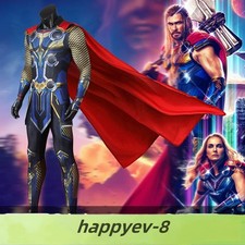 Thor: Love and Thunder Thor Odinson Bodysuit Jumpsuit Bib Cloak Cosplay Costume