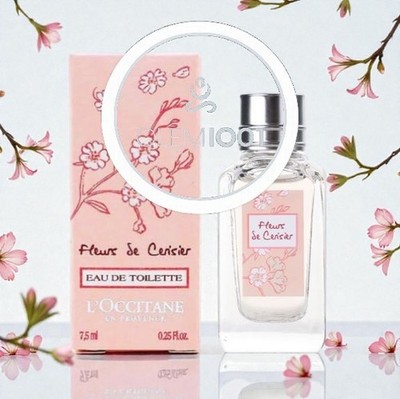 L'Occitane en Provence CHERRY BLOSSOM Fleurs de Cerisier Travel Size EDT 7.5 ml