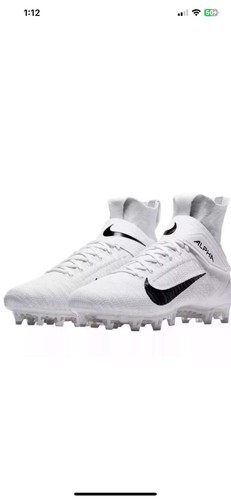 Nike Alpha Menace Elite 2 White Football Cleat Men’s Size 14 New BV2077-101 $99