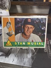 1960 topps baseball 250 stan musial