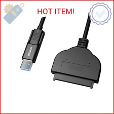 BENFEI SATA to USB Cable, 2in1 USB-C/USB 3.0 to SATA III Hard Driver Adapter Com