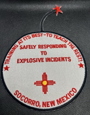 Rare NMT/EMRTC First Responder Bomb Training 6 Inch Patch - Bin B2