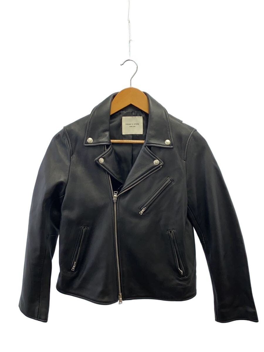 Freak S  Double Riders Jacket/S/Sheep Leather/Blk 3566