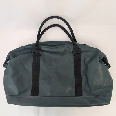 Van Cleef & Arpels Tsar Mens Duffle Bag Travel Weekender Dark Green Promo Vtg