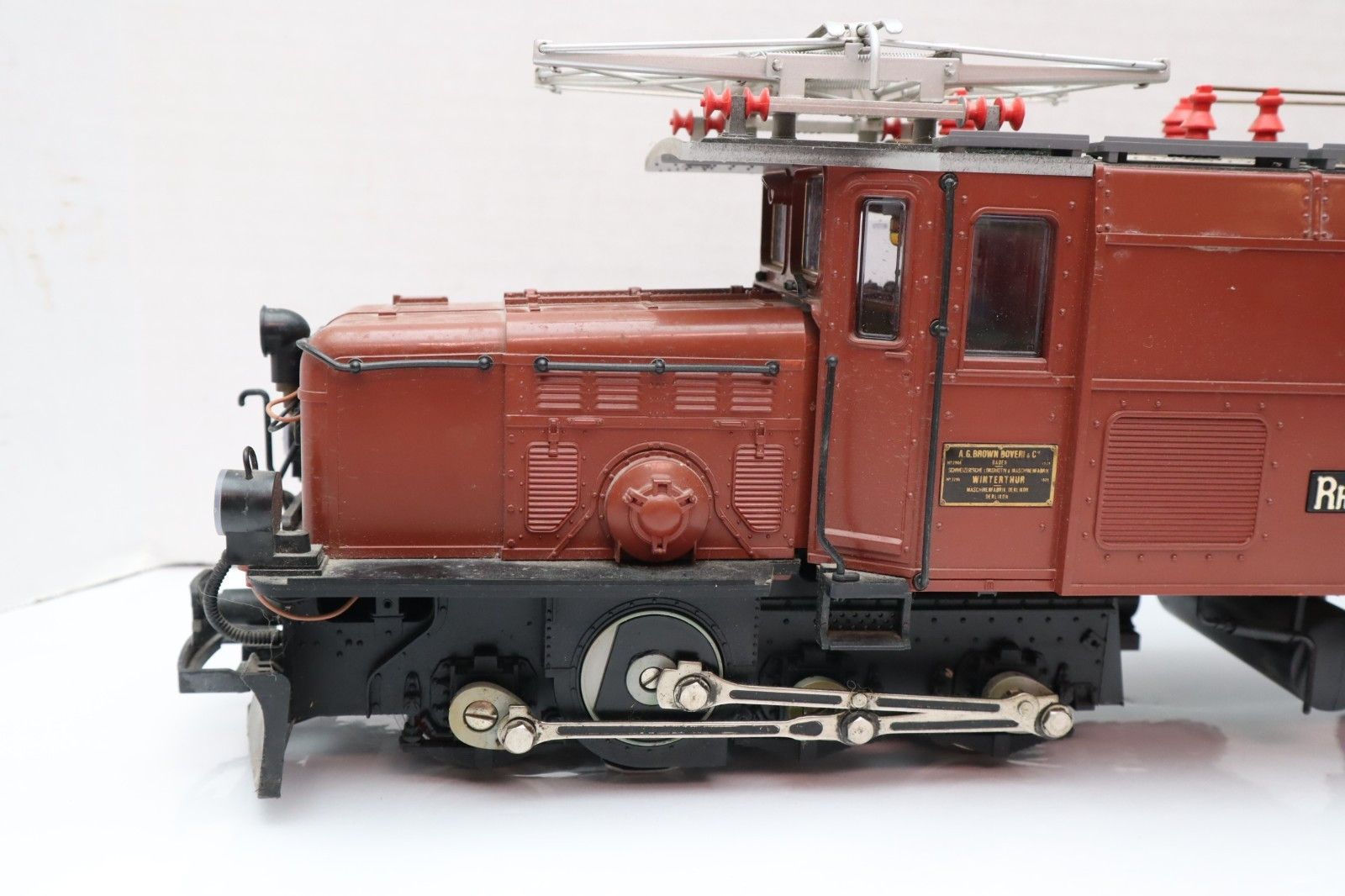 G Scale LGB 2040 RhB Crocodile Electric Locomotive #413 Lehmann Train W BOX