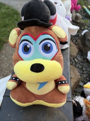 Five Nights at Freddy's Security Breach Glamrock Freddy Bear Stuffed Plush 8''