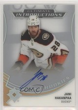 2020 Upper Deck Ultimate Collection Introductions Jani Hakanpaa #UI-42 Auto 01g1