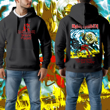 Double Sided Adult Men, Women, Unisex Iron Maiden The Number Of The Beast Hoodie