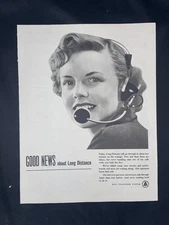 Magazine Ad* - 1948 - AT&T / Bell System - Good News about Long Distance