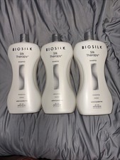 3 X BioSilk Silk Therapy Shampoo Set 34 Oz Jumbo Sulfate Paraben Free NEW 