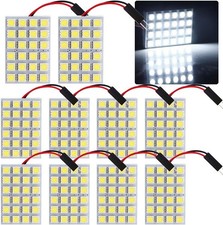 White 10-pack 5050 24smd Led Panel Dome Light Auto Car Reading Interior Lamp Lic