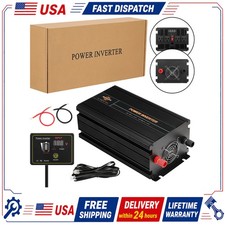 4000W Car Power Inverter 12V To AC 110V 120V LCD Modified Sine Wave Converter I