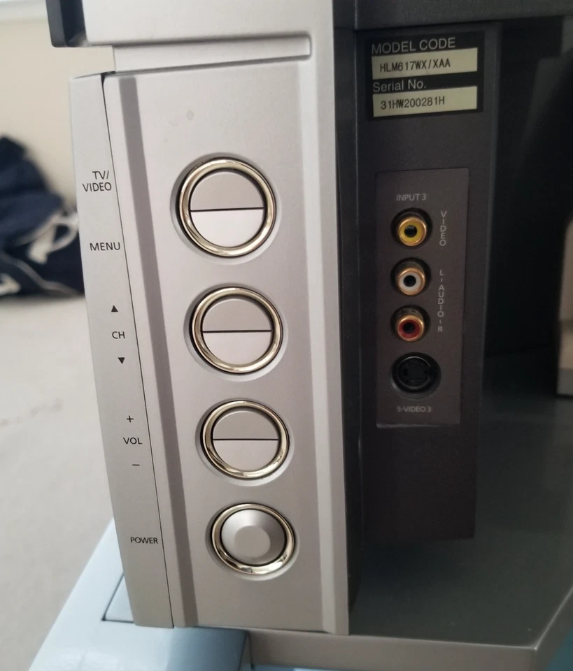 Samsung HLN617W 61" HDTV-ready rear-projection DLP TV - LOCAL PICKUP ONLY - Image 4 of 4