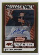 2022 Panini Elite Extra Edition Signatures 26/99 Justin Campbell Auto 0w3