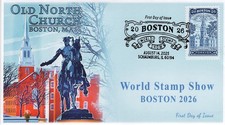 25-320, 2025, Boston 2026, First Day Cover, Pictorial Postmark, Paul Revere, Nor