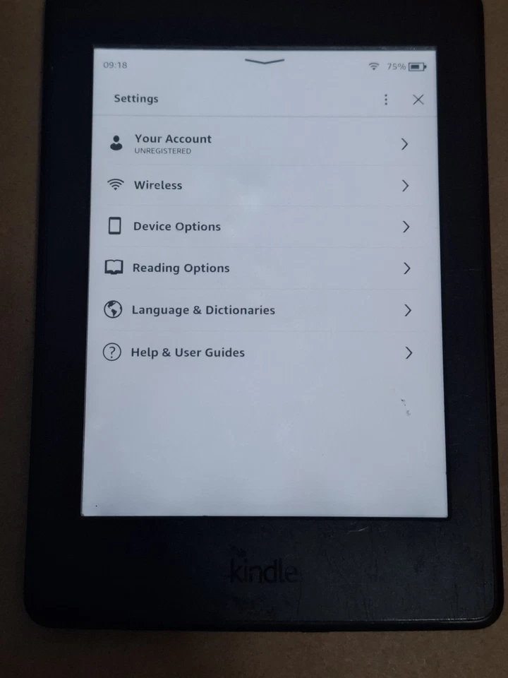 Amazon Kindle Paperwhite 7th Gen, 6” 4GB WiFi Black NO ADS READ DESCRIPTION - Image 3 of 4